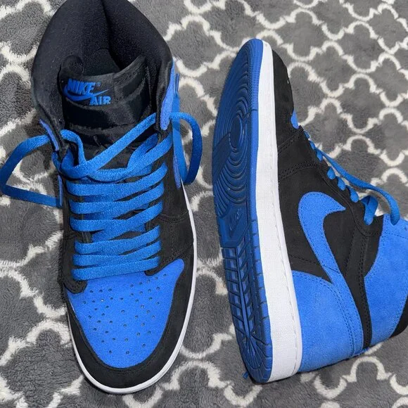 Nike Air Jordan Suede High Tops - Mens- Size 9 - Picture 2 of 6